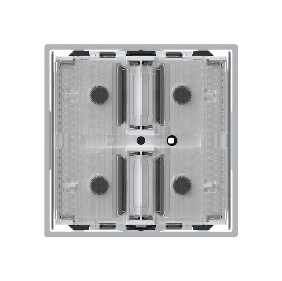 Poussoir KNX KAL p.2×touches 4×points actionnables LED gris