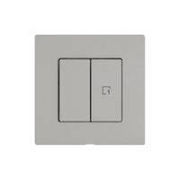 Montageset EDIZIO.liv Wiser SNAPFIX® f.Druckschalter 1K Szene 2 Tasten hgu