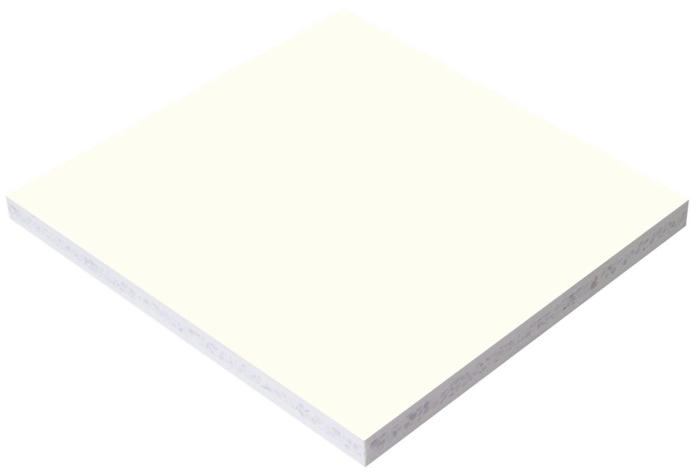 Plaque PVC dur 2000×1000×5mm signal blanc RAL9003