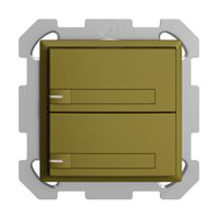 UP-KNX-Taster RGB EDUE, 250mW, m.RGB-LED, m.Papier., 2×Taste, 1×Tastenb., ov