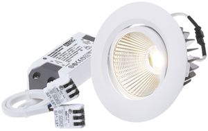 EB-LED-Spot maxLUCE AXO 10.5W 230V DIM 830lm 927 Loch-Ø80mm 38° IP44 weiss