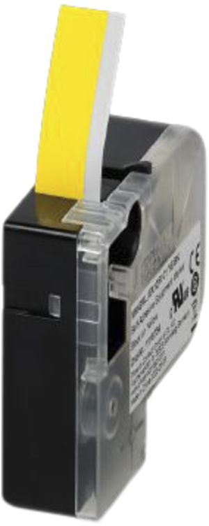 Étiquette PX MM-EML (EX12)R C1 YE/BK continue×10mm jn/no