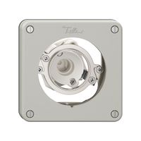 Signallampe NEVO N.CO ohne Kalotte, ohne Glüh- oder Glimmlampe, lichtgrau