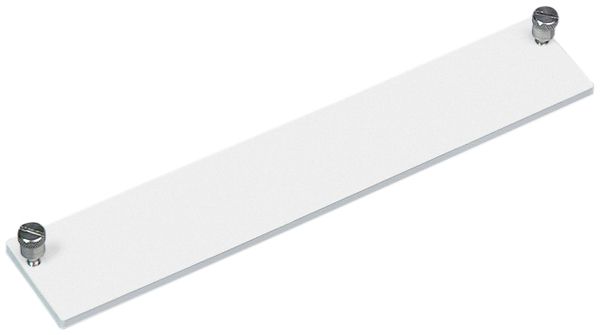 Placca cieca R&M 6×1 bianco