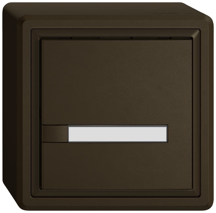 AP-Universaltaster EDIZIO.liv UNI SNAPFIX® 5…48V o.LED 1× 1-Tbed.Pap.br