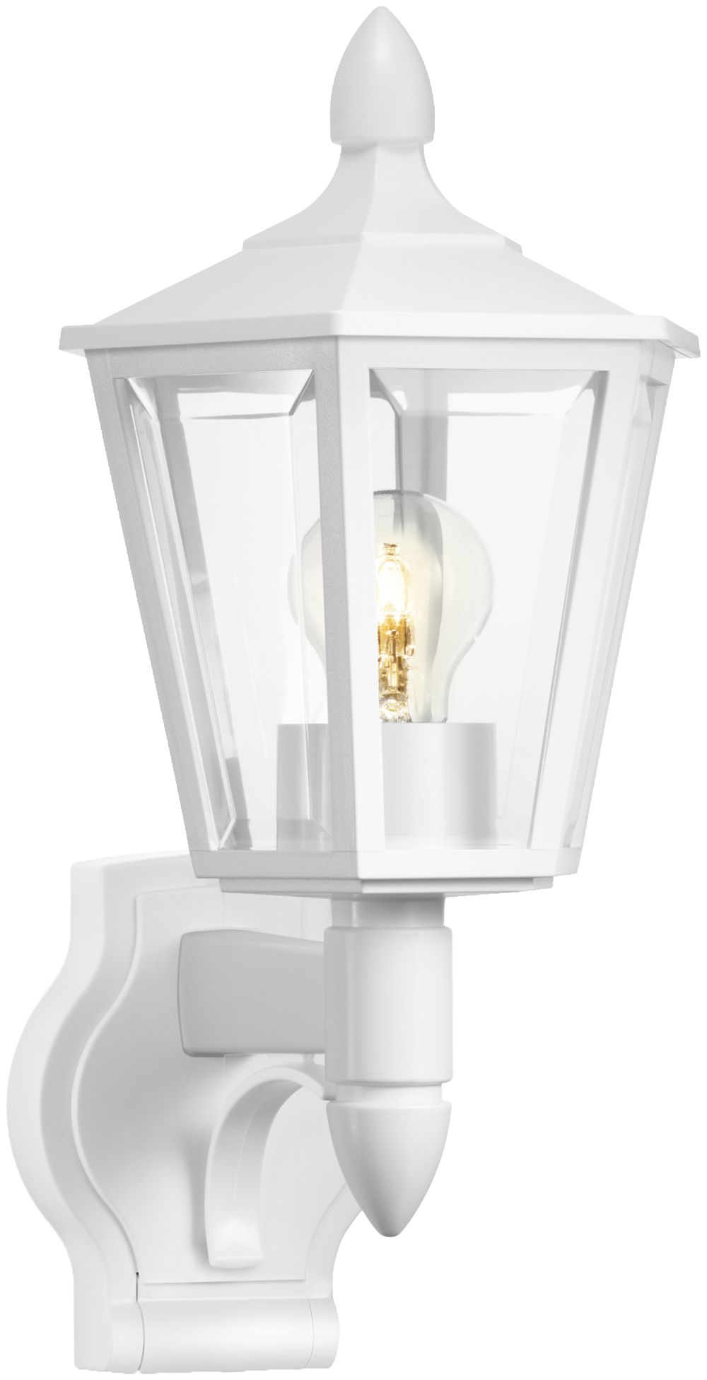 Applique Steinel L 15 M E27 60W IP44 243×144×404mm blanc