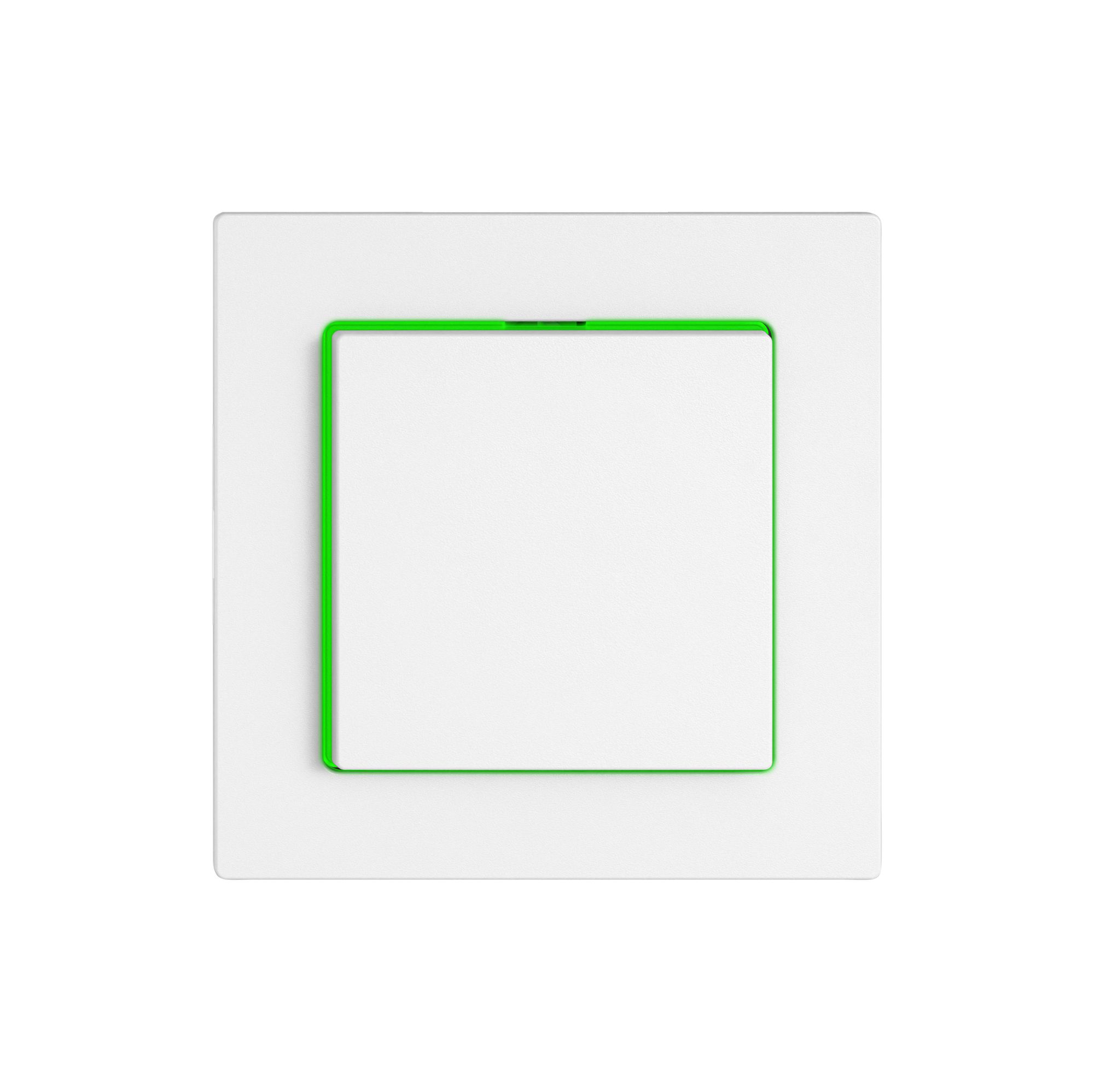 Poussoir EDIZIO.liv SNAPFIX® ARK/1P éclairage latéral vert bc