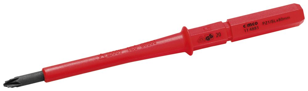 Lame interchangeable CIMCO VDE 1000V PZ FL 1×100mm pour dynamométrique