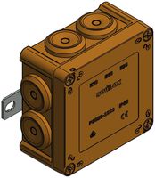 AP-Durchgangsdose Swibox P90E0 E30-E90 IP65 100×100×54mm (5×2)×6mm² or