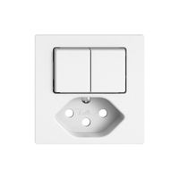 Montageset EDIZIO.liv SNAPFIX® für Kombi.T13 mit 2 Druckknöpfen ws