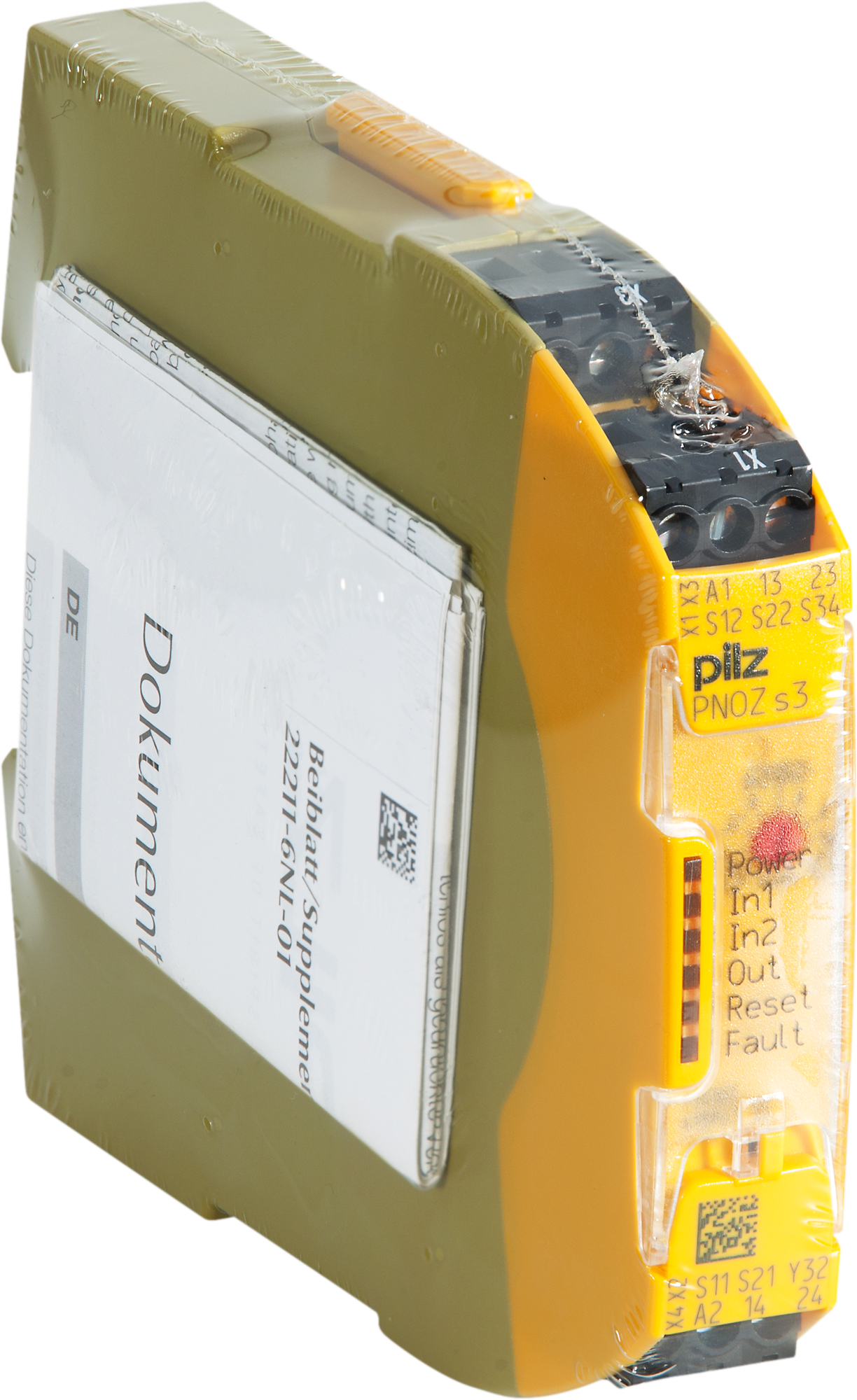 Not-Halt Schaltgerät, Schutztürwächter PNOZ s3 24VDC 2 n/o