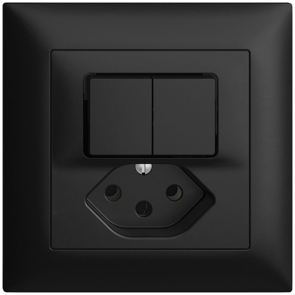 UP-Kombination 1/3+3/1P+T13 EDIZIOdue schwarz