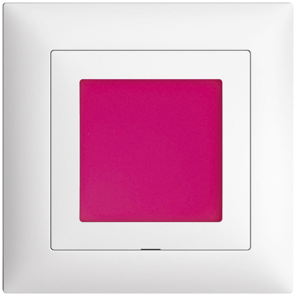 UP-LED-Leuchte LED rot 230V EDIZIOdue weiss