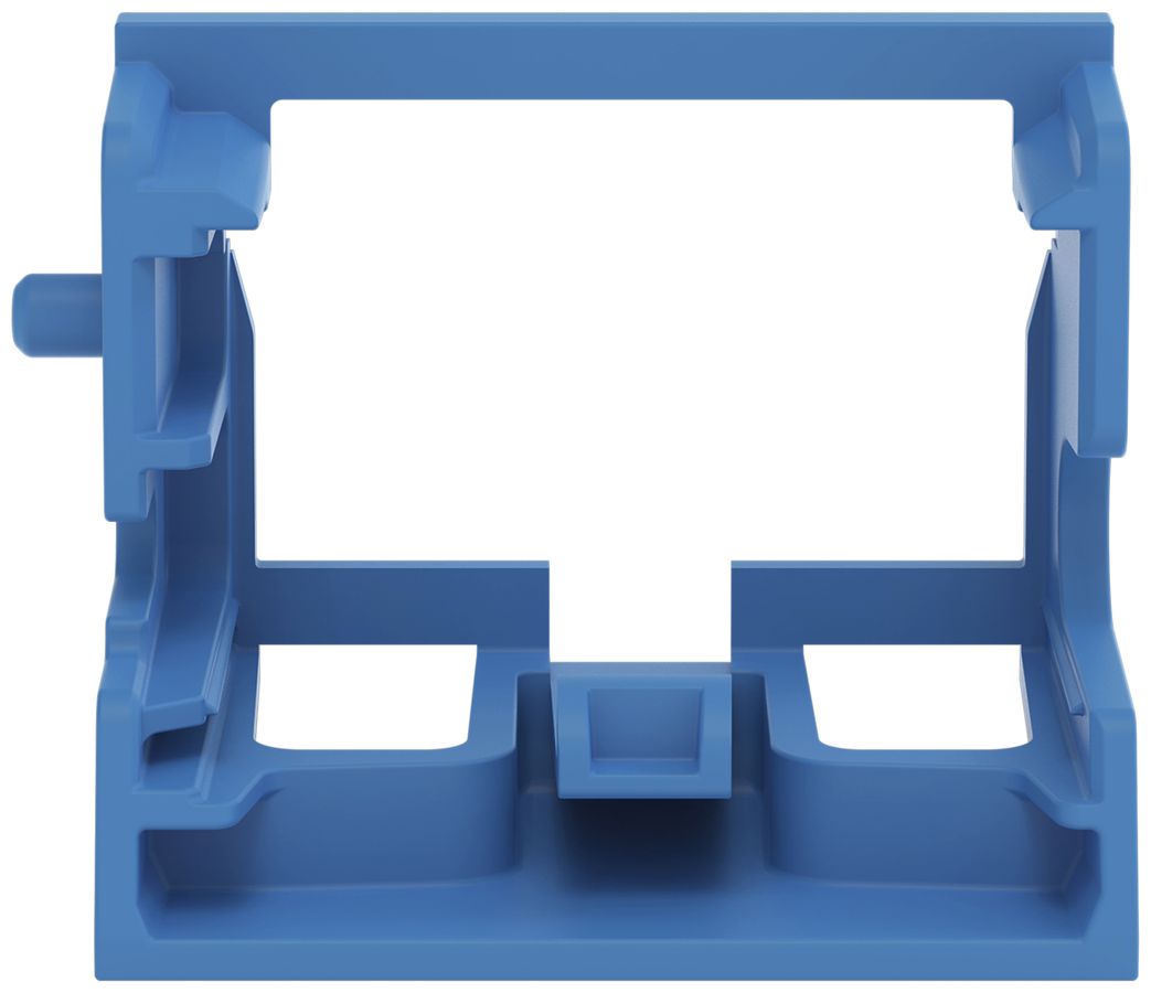 Befestigungsadapter WAGO o.Zugentlastung für 10×4mm² seitlich bl