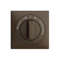 Kit frontale Monter->I<- Descendre EDIZIOdue 60×60mm coffee