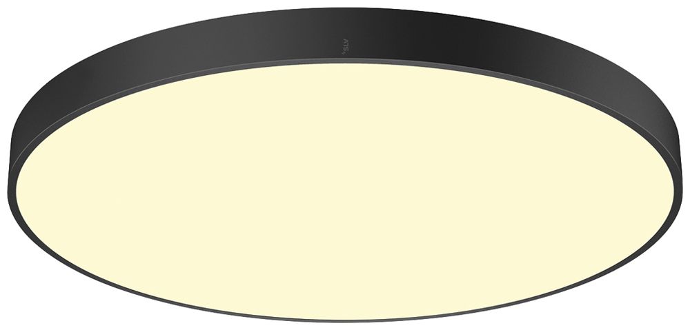 LED-Deckenleuchte SLV MEDO 90 79W 9350lm 927/930/940 IP50 DIM Ø900mm schwarz