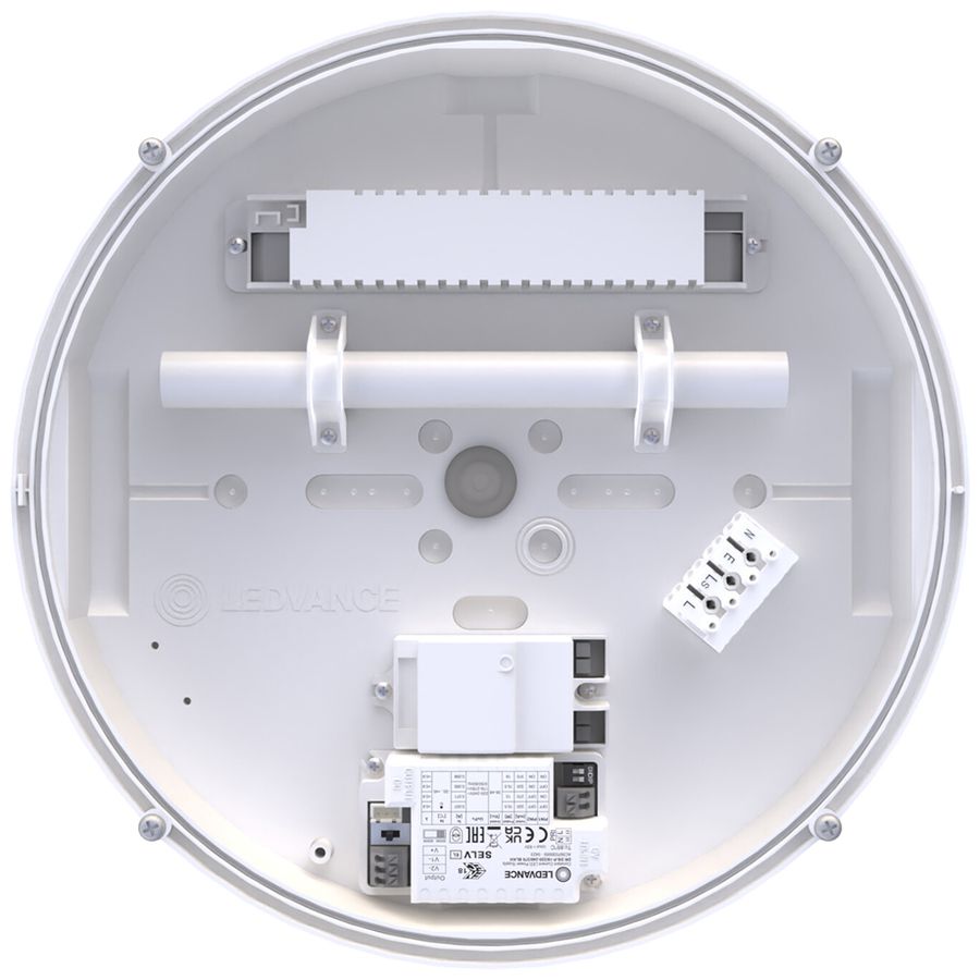 Lumin.appar.LED LEDVANCE BULKHEAD 19.5W 2230lm 3000…4000K IP65 EM3h Ø312 bc