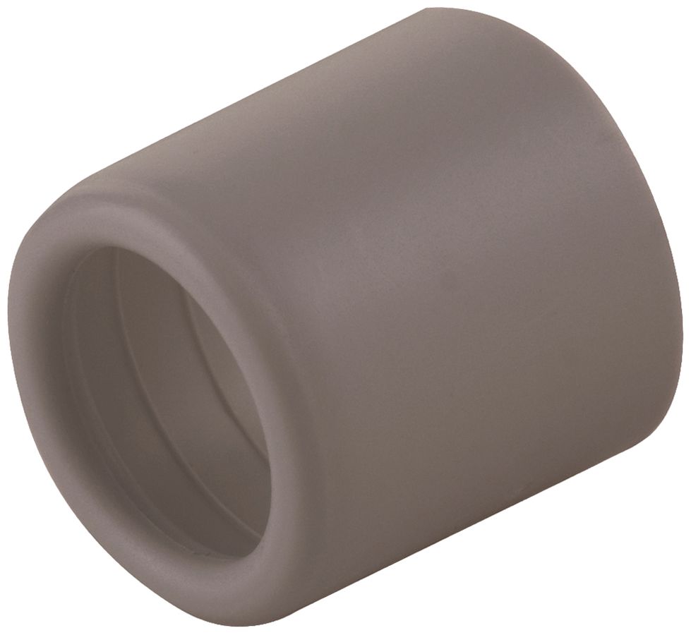 Manicotto finale Plica M63 a innesto in PE per ERZ grigio argento RAL 7001