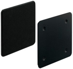 Coperchio da avvitare HSB Weibel mini 88×88mm alluminio nero