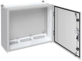 Armadio murale Hager univers con porta piena CP I IP55 650×800×275mm RAL 7035