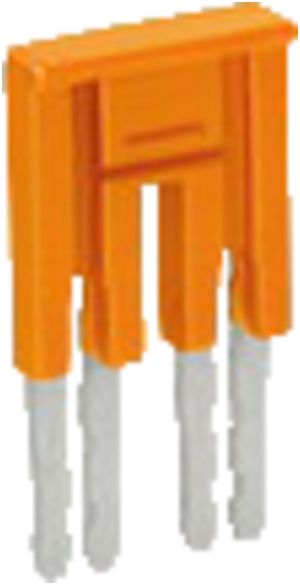 Brücke isoliert WAGO 6-fach orange