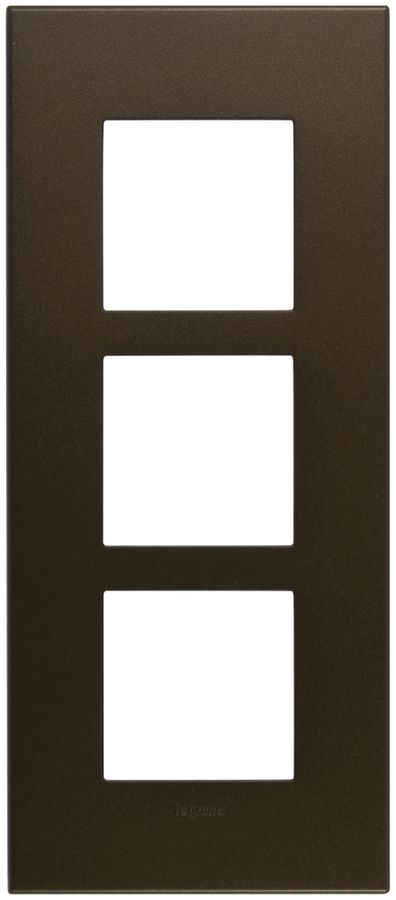 Abdeckrahmen ATO 1×3 Modul, dark bronze