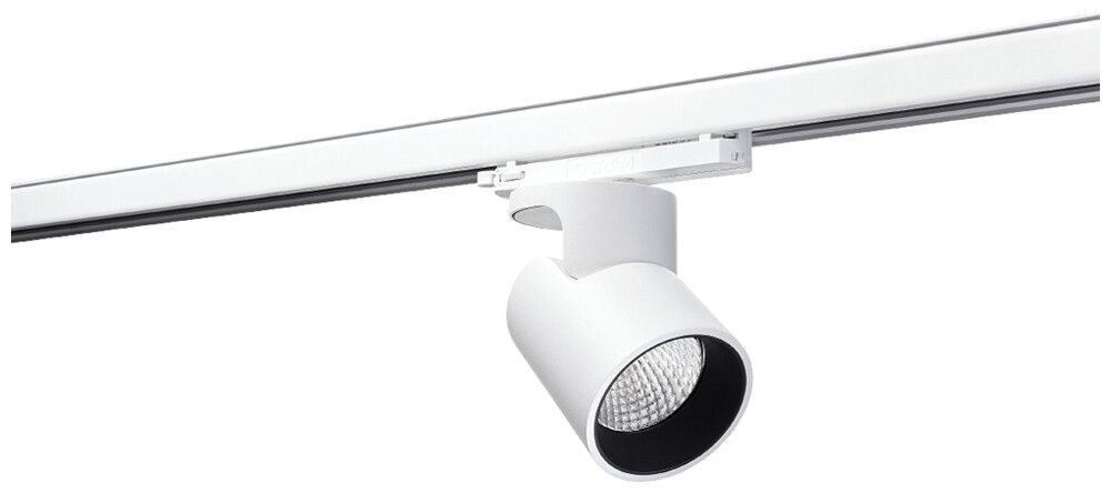 Spot LED SG Aneto 30W 2520lm 3000K MB DALI AD3PH Ø92mm blanc