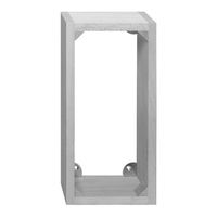 AP-Holzrahmen für FLF 4×3 Hartholz lackiert