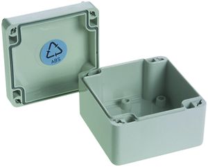 Scatola AP PC 120×80×85mm grigio chiaro IP65 Lithos