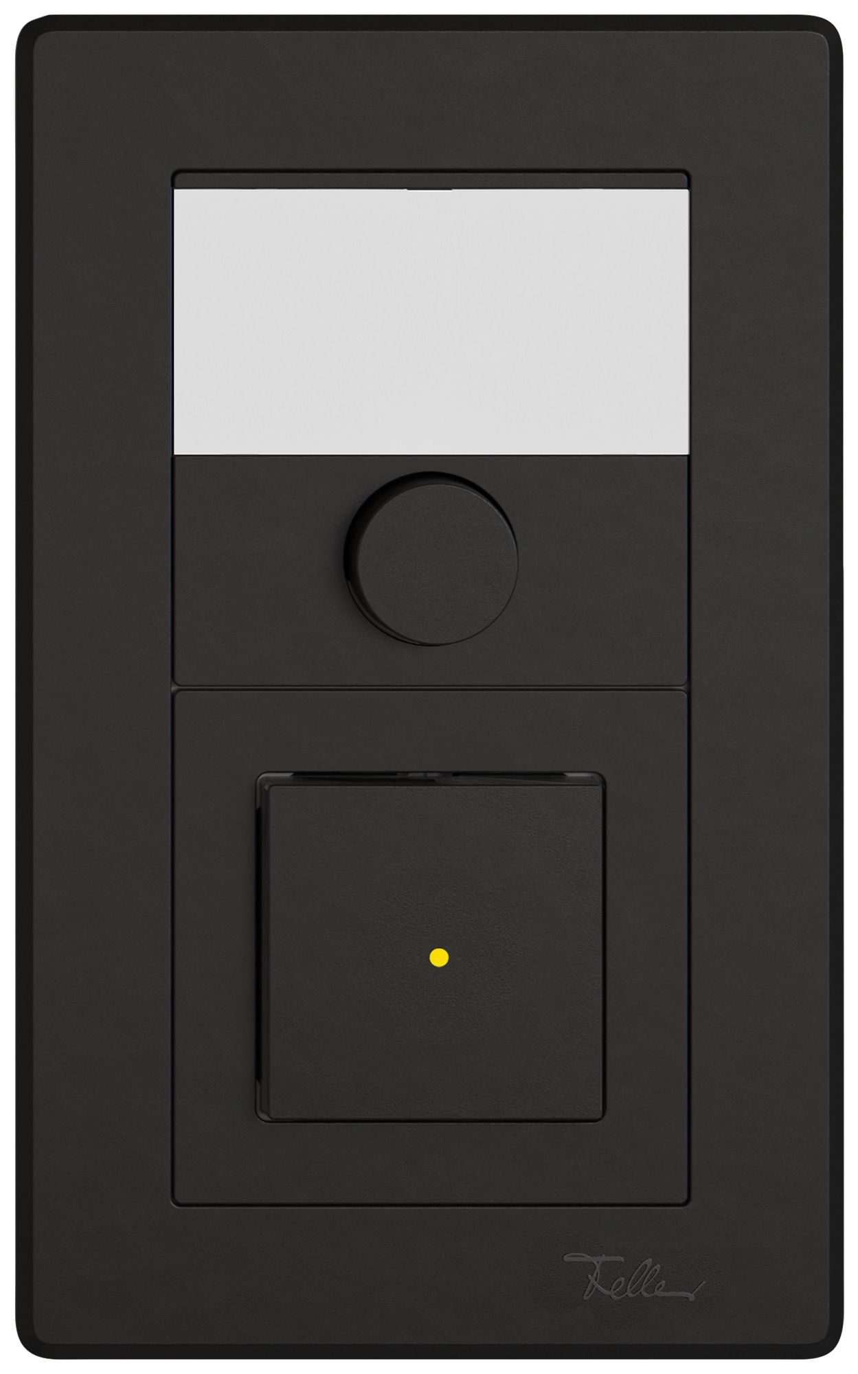 Combinazione INC EDIZIO.liv SNAPFIX® 2×1 156×96mm chiusura+invertitore lum.nero