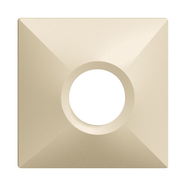 Capot frontal ang. EDIZIOdue crema, pour détecteur de mouv.PIRI 360°