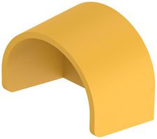 Collerette de protection pour bouton d’arrêt d’urgence jaune