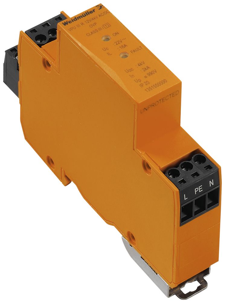 Überspannungsableiter Weidmüller VPU III R 24V/4KV AC/DC