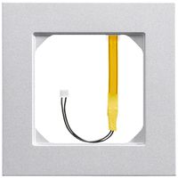 Abdeckrahmen kallysto.pro 1×1 arktis für Beleuchtung blau