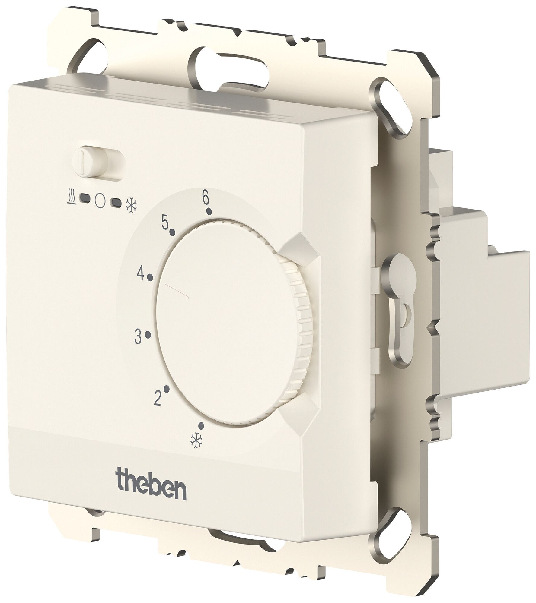 Termostato ambiente INC Theben RAMSES 748 S 230V AC 5…30°C 10A 71×71mm bianco