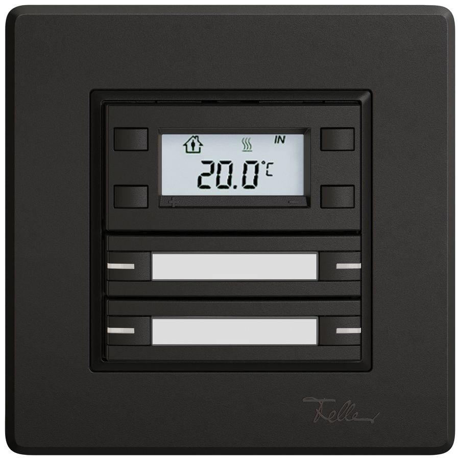 UP-RTH-Taster EDIZIO.liv SNAPFIX® m.RGB-LED Pap.4×Taste 1-Tbed.sz