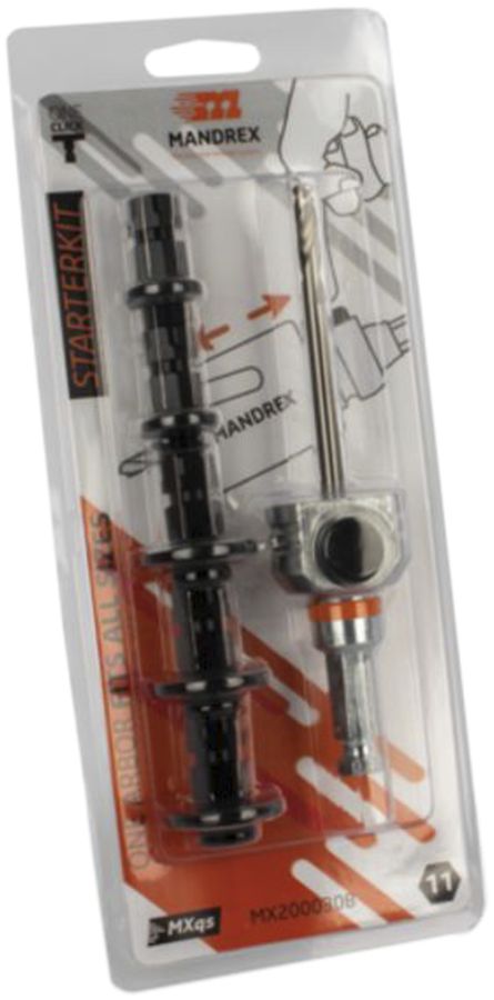 Set di attacchi MANDREX MXqs SDS-Plus 105mm per Ø14…30/32…210mm