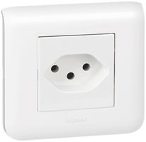 Presa INC Euroline Mosaic tipo 13 Best-Price-Pack 10 per 8, bianco