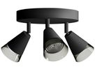 Spot Philips Cleft GU10 3×5W 235×196mm schwarz