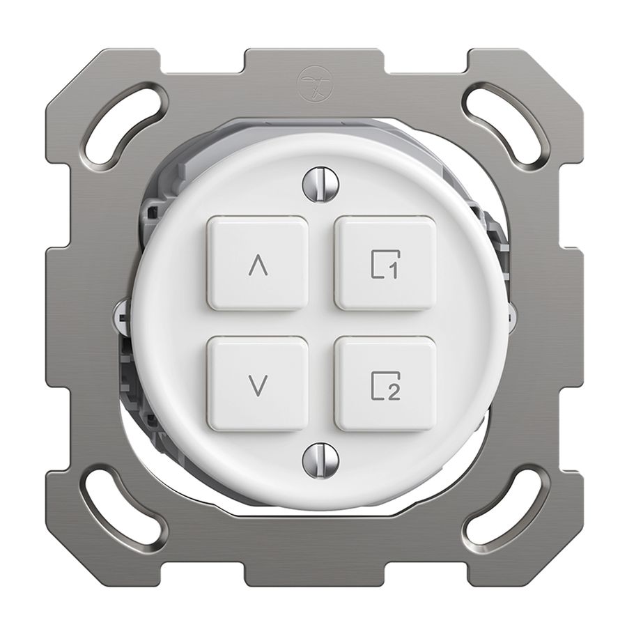 UP-Storenschalter 1K/4T Szene Sdue Wiser weiss