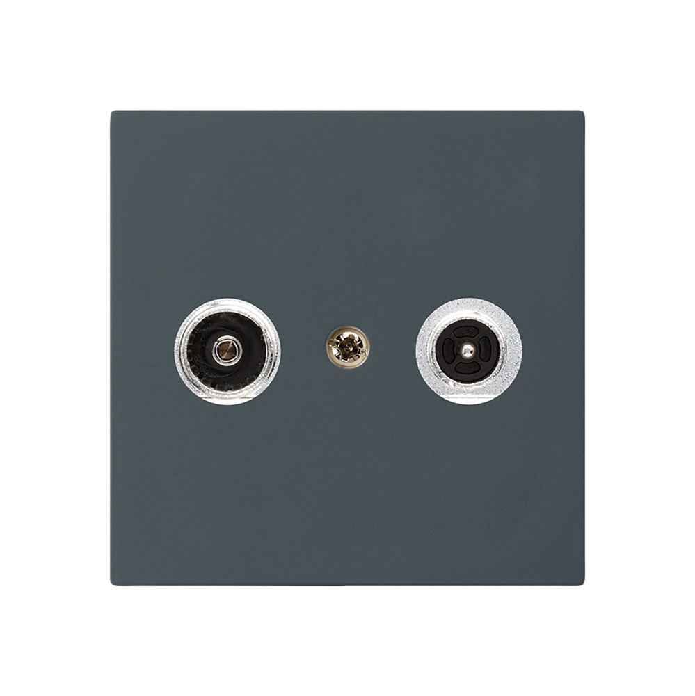 Prise antenne kallysto R/TV montage A 23dB 2GHz anthracite