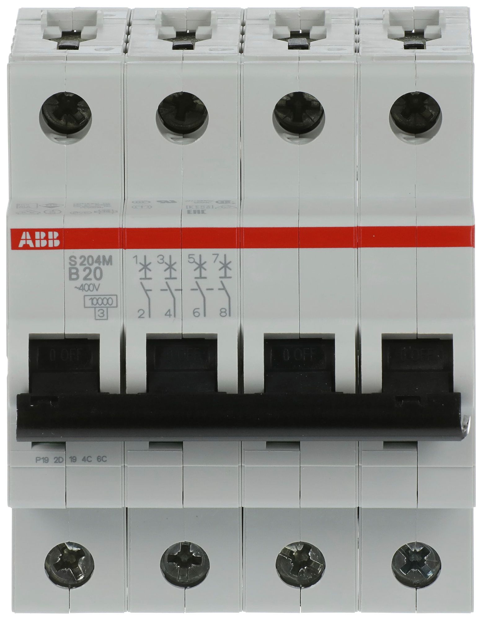 Leitungsschutzschalter ABB S204M-B20 20A B 10kA