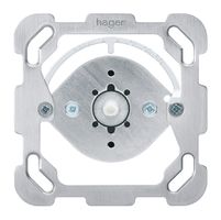 Einsatz Drehschalter Hager S0/1L mit Befestigungsplatte