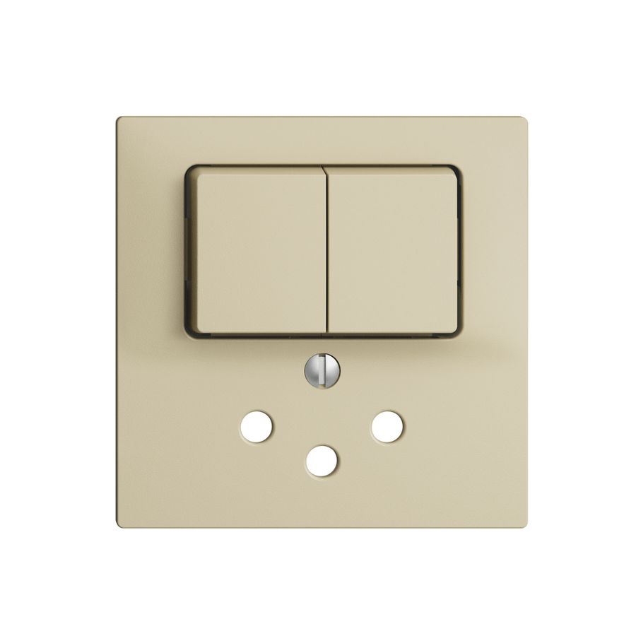 Frontset EDIZIOdue vanille 60×60mm T12