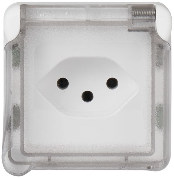 EB-Steckdose PLEXO Typ 13 weiss