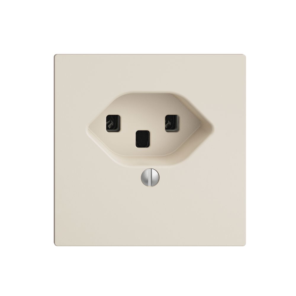 Prise ENC EDIZIOdue T23 16A crema, bornes à vis