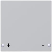 Touche SIDUS 1/2f pour senseur poussoir impression +/-, alu