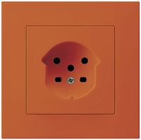 UP-Steckdose Hager KPR, T15, 10A 250V, orange