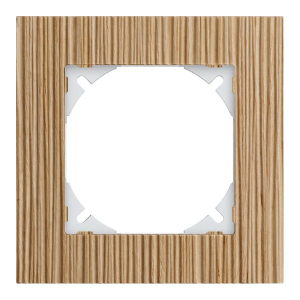 Abdeckrahmen EDIZIOdue prestige 1×1 eiche relief