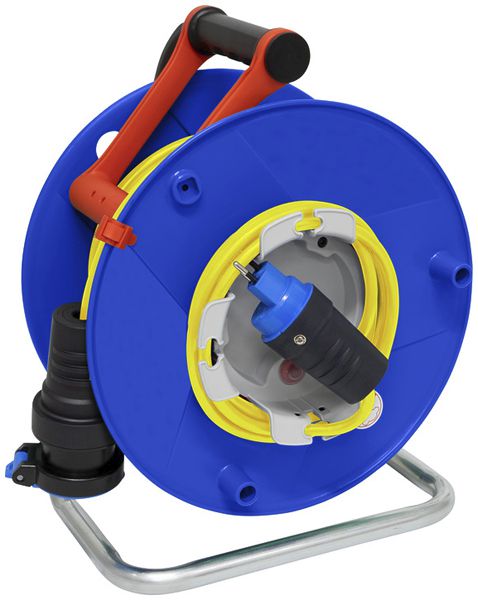 Kabelrolle Grant G 320 Ø320mm 33m 3×2.5mm² 1×T13 Kunststoff blau